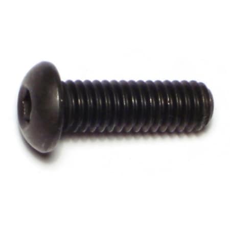 5/16-18 Socket Head Cap Screw, Plain Steel, 1 In Length, 10 PK